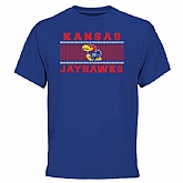 Kansas Jayhawks Micro Mesh WEM T-Shirt - Royal Blue,baseball caps,new era cap wholesale,wholesale hats